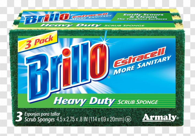 Brillo Pad Scouring S.O.S Soap Steel Wool Mop - Cleaning Transparent PNG