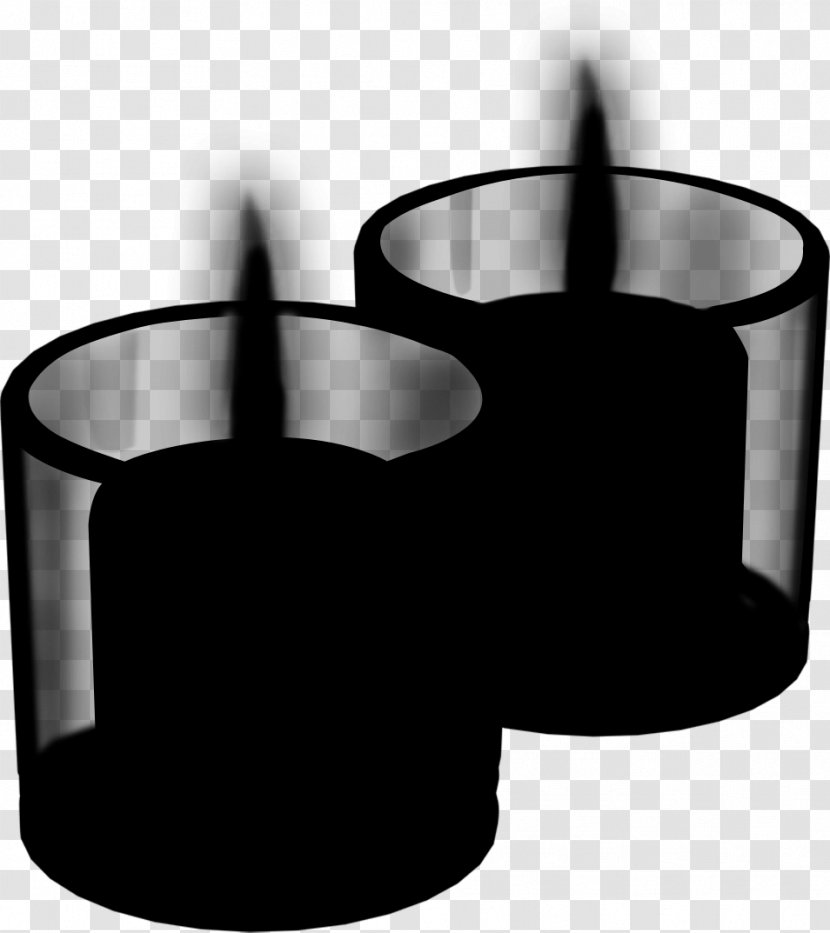 Black & White - Lighting - M Candle Product Design Transparent PNG