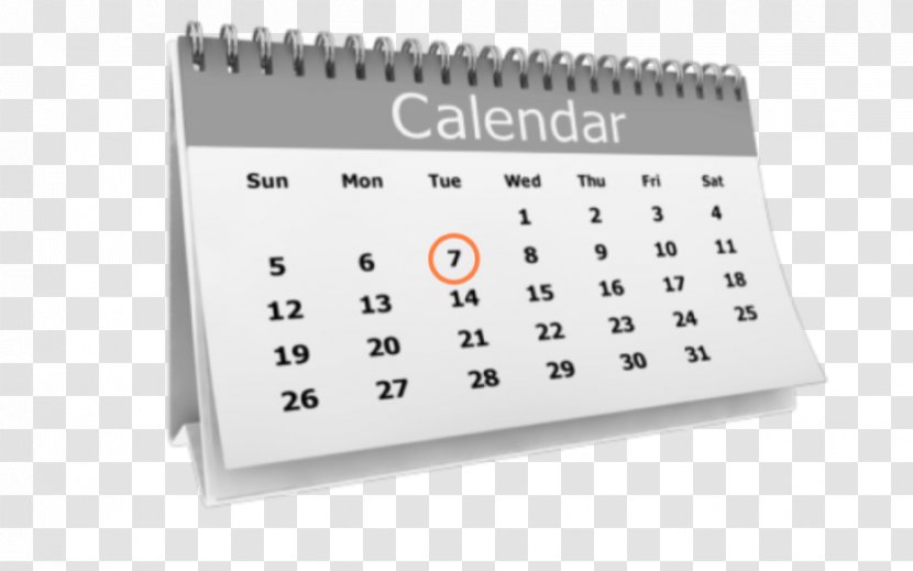0 Online Calendar 1 2 - 2018 Transparent PNG
