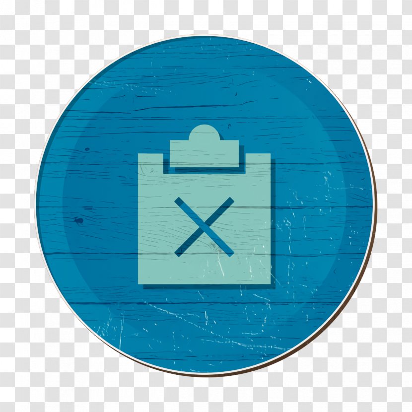 Clipboard Icon Copy Delete - Plate Electric Blue Transparent PNG