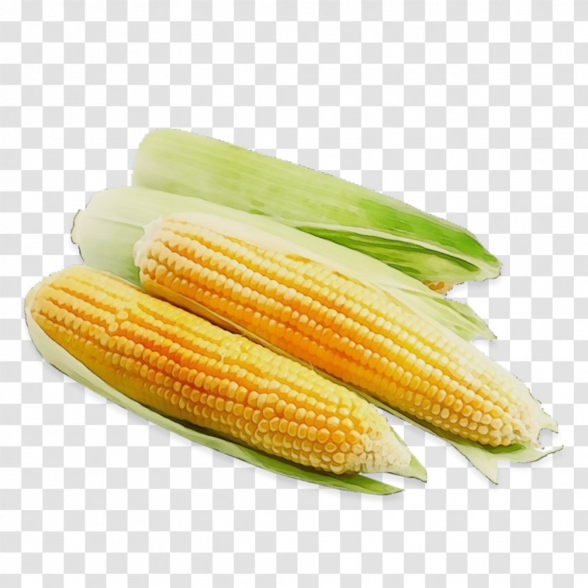 Corn Kernels On The Cob Sweet Food - Ingredient Vegetarian Transparent PNG