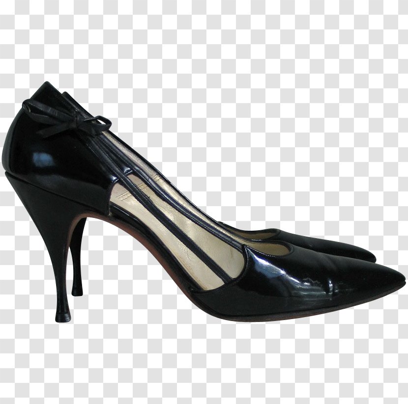 1960s Stiletto Heel High-heeled Shoe Court - Pointe - Sandal Transparent PNG