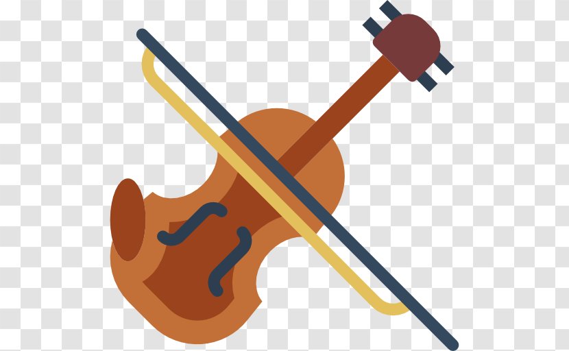 Violin Musical Instruments Cello Orchestra - Cartoon Transparent PNG