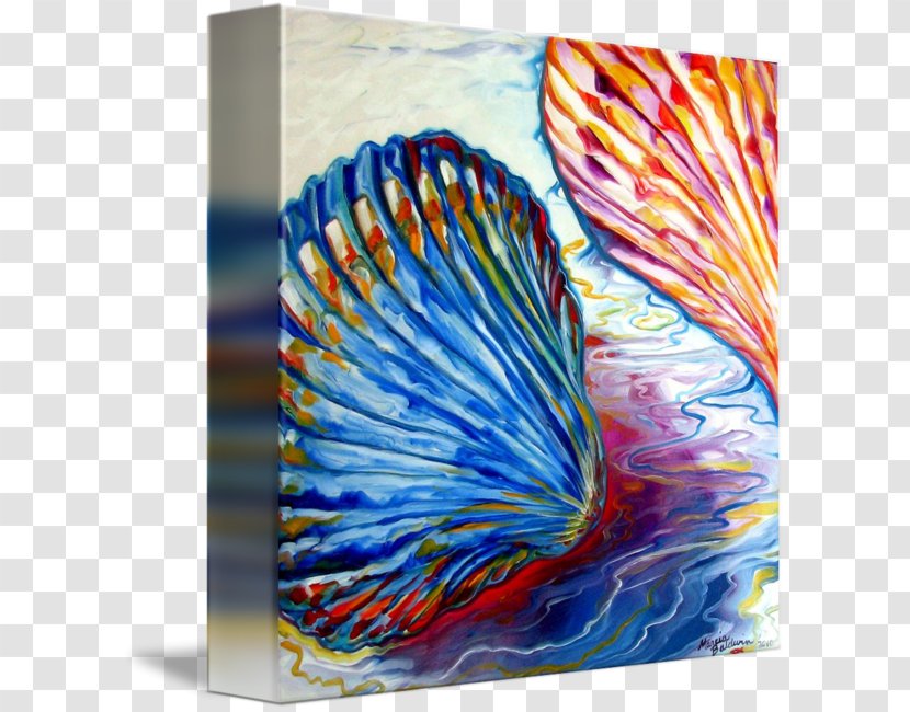 Seashell Watercolor Painting Abstract Art Transparent PNG