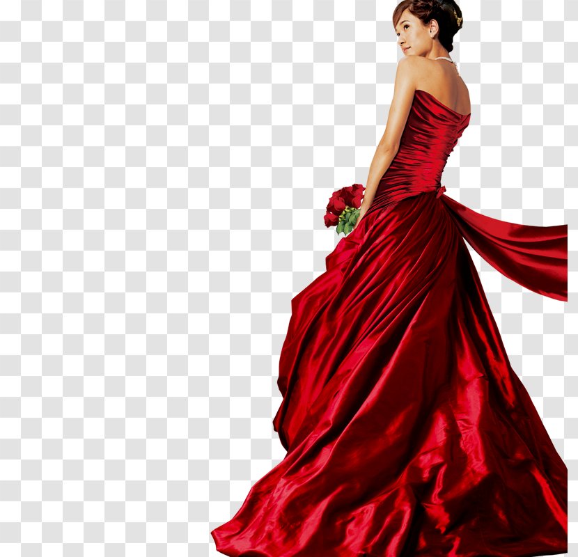 Dress Bride - Tree - Red Transparent PNG