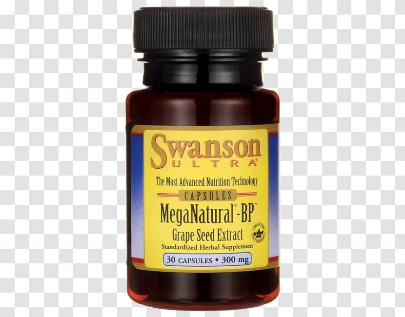 Dietary Supplement Swanson Health Products Vitamin K2 Melatonin - Tablet - Grape Seed Extract Transparent PNG