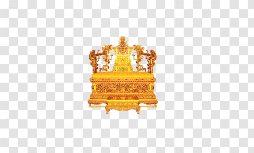 Forbidden City Emperor Of China Qing Dynasty Table Chair - Ming - Imperial Seat Material Transparent PNG