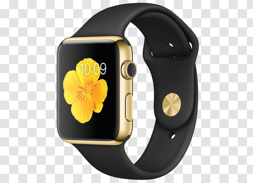 Apple Watch Series 3 2 Edition - Colored Gold Transparent PNG