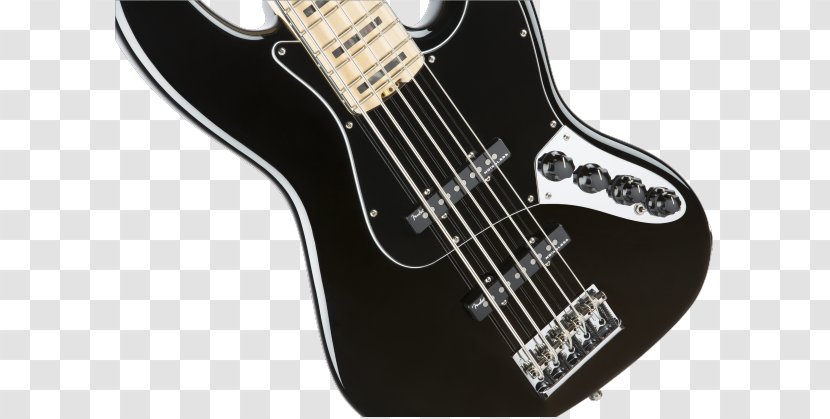 Bass Guitar Electric Fender Jazz V Musical Instruments Corporation - Silhouette Transparent PNG