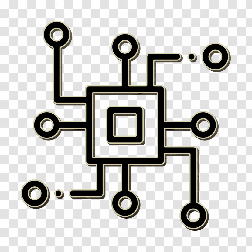 Technology Icon Cpu Icon Chip Icon Transparent PNG