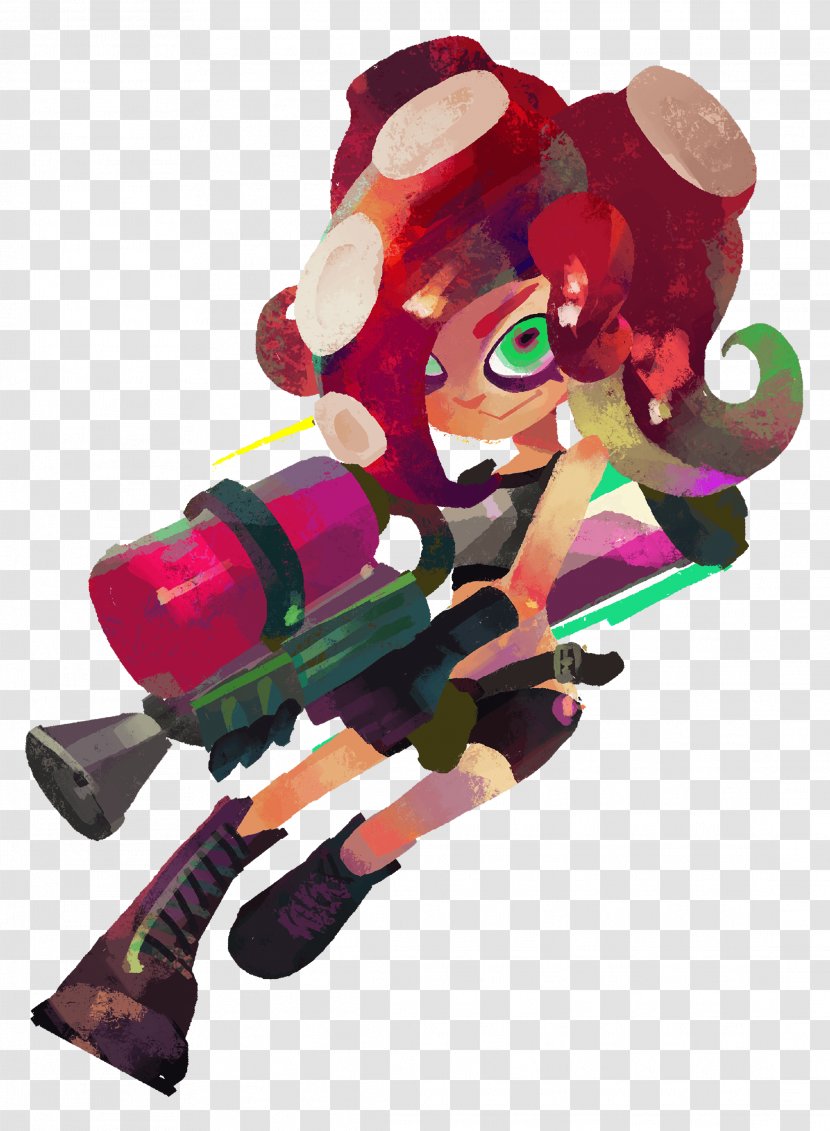 Splatoon 2 Wii U Nintendo Fan Art - Flower Transparent PNG