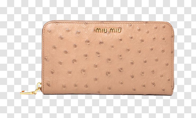 Handbag Zipper Common Ostrich - Brand - Physical Product Lines Beige Large Zip Wallet Transparent PNG