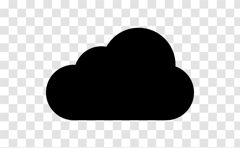 Cloud Computing Clip Art - Black Transparent PNG
