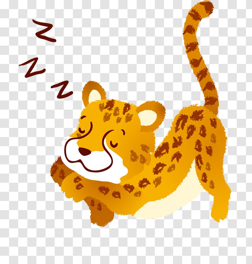 Tiger Leopard Whiskers Cartoon - Child Transparent PNG