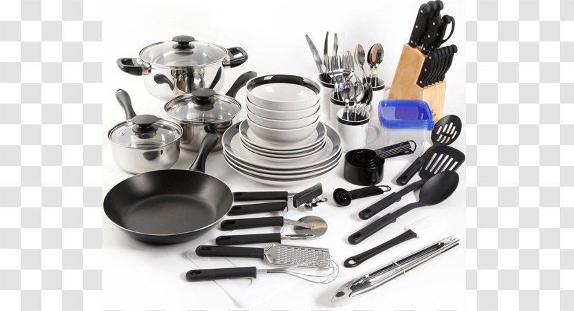 Kitchen Utensil Cookware Tableware Cutlery - Hardware - Dishes Set Transparent PNG