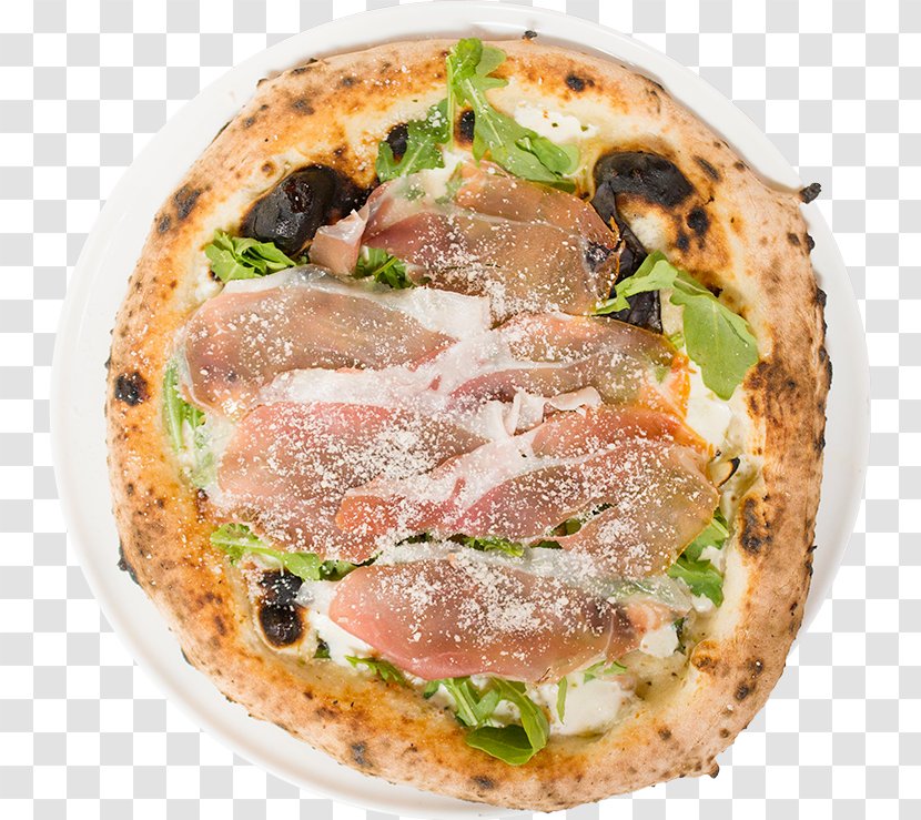 California-style Pizza Sicilian Prosciutto Cuisine - Italian Food - Tomato Transparent PNG