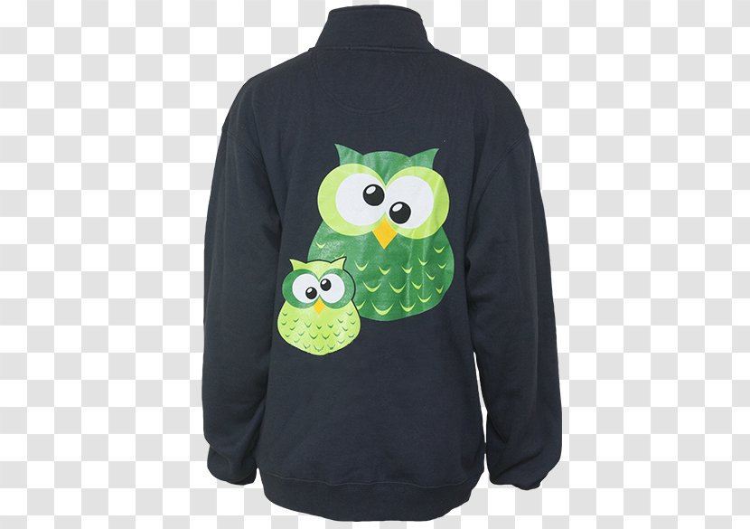 Hoodie Owl T-shirt Bluza - Jacket - Back Transparent PNG