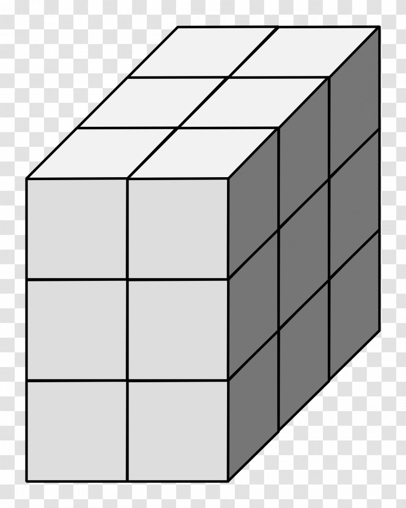 Rubik's Cube Dice Clip Art - Base Ten Blocks Transparent PNG