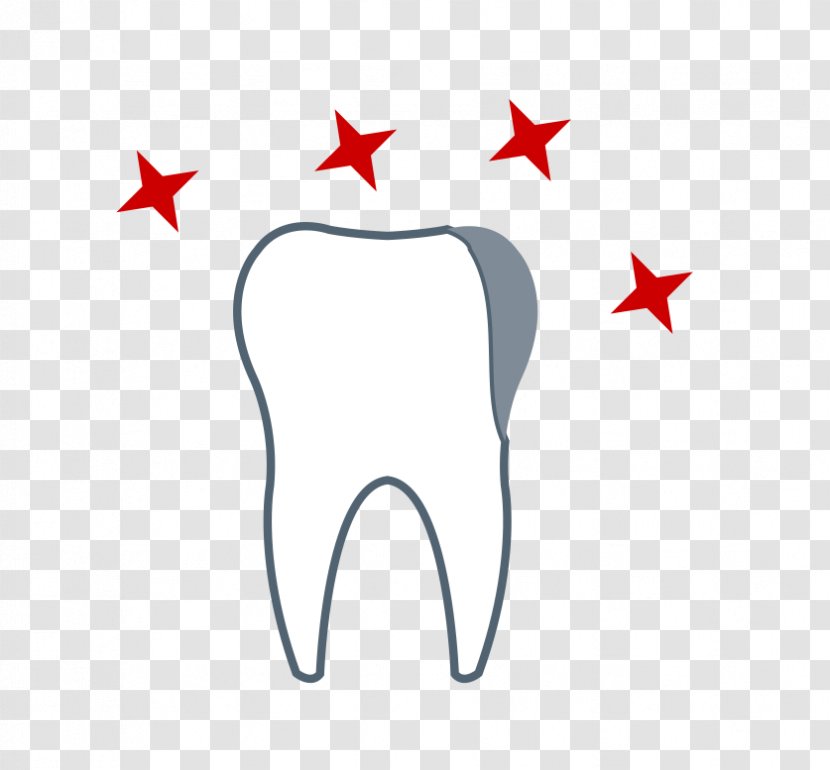 Tooth Dentistry Dental Surgery - Heart Transparent PNG