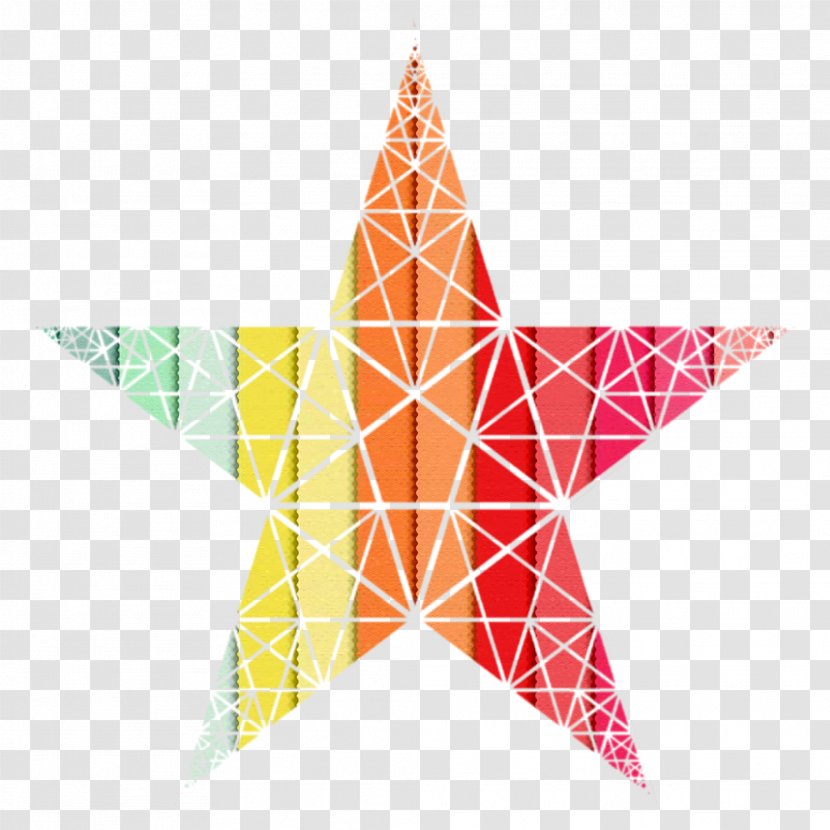 Star Christmas - Color - Symmetry Wheel Transparent PNG