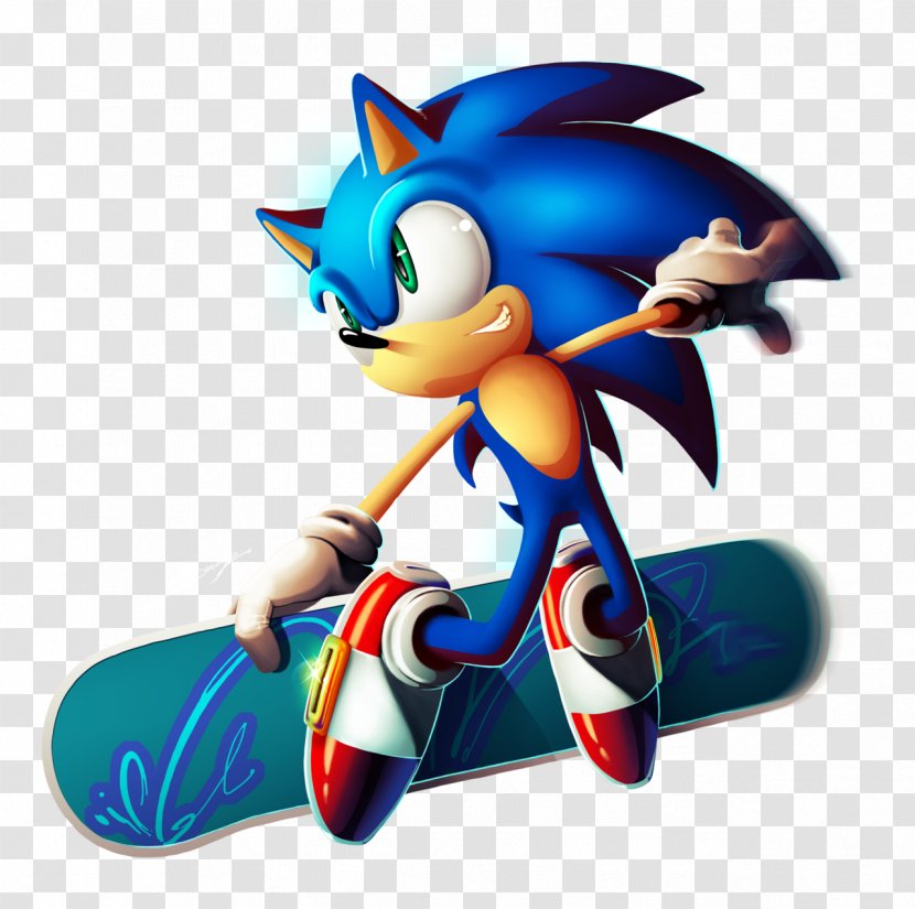 SegaSonic The Hedgehog Shadow Sonic Riders Free - Mythical Creature Transparent PNG