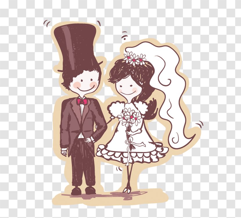 Wedding Invitation Bridegroom - Cartoon Transparent PNG