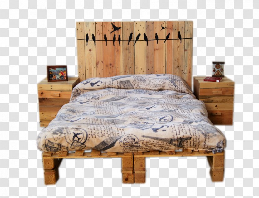 Table Bed Frame Wood Pallet Furniture - Bar Stool Transparent PNG