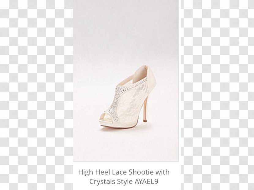 High-heeled Shoe Sandal - Crystal - Bridal Transparent PNG