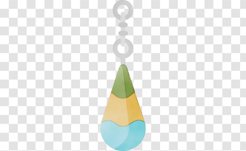 Turquoise Aqua Teal Cone Triangle - Jewellery Transparent PNG