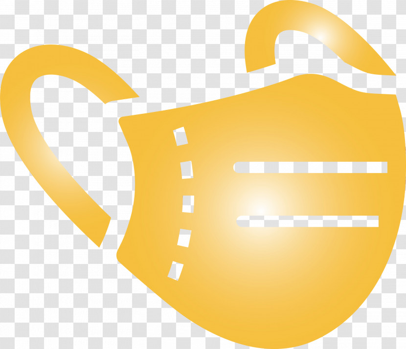 Yellow Drinkware Mug Logo Shield Transparent PNG
