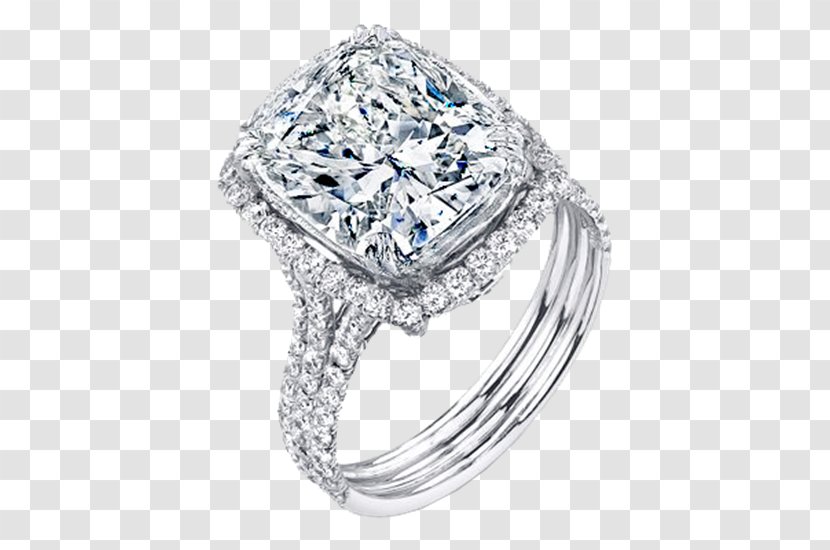 Gemological Institute Of America Diamond Cut Engagement Ring - Gemstone Transparent PNG