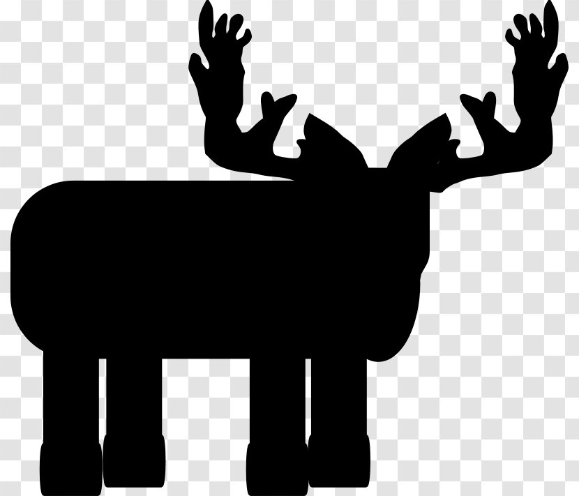 Moose Deer Antler - Animation - Silhouette Transparent PNG