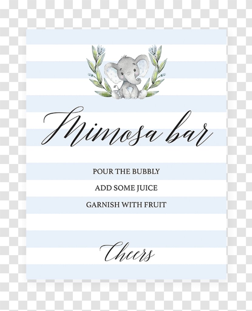 Baby Shower Table Mimosa Diaper Party Transparent PNG