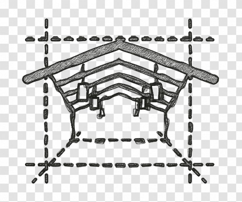 Architectural Icon Ceiling Construction - Furniture Diagram Transparent PNG