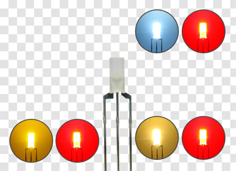 Light-emitting Diode LED Lamp SMD 0603 Red - Yellow - Led Anode Transparent PNG