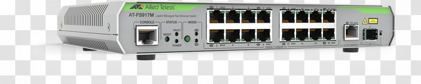 Allied Telesis Network Switch Gigabit Ethernet Fast - Hub Transparent PNG
