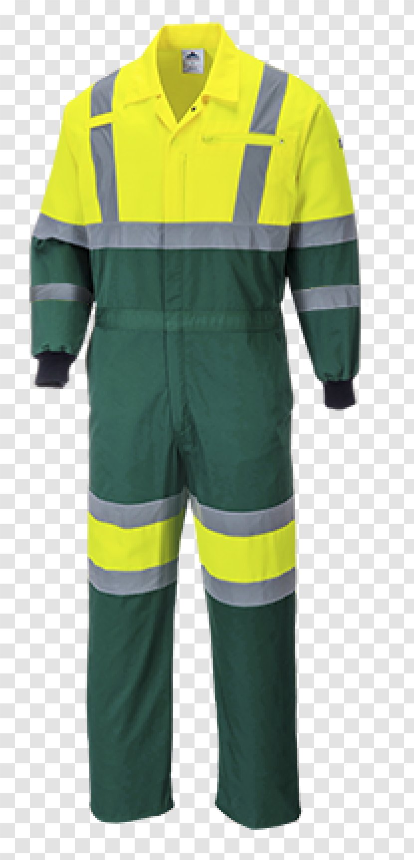 High-visibility Clothing Overall Boilersuit Workwear - Coat - Sportswear Transparent PNG