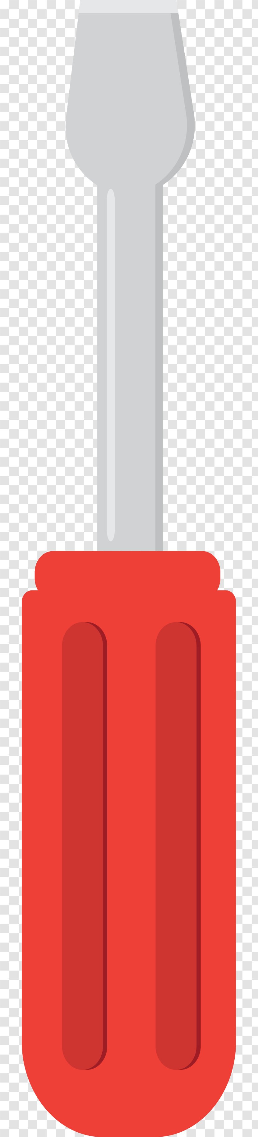 Red Font - Product - Vector Screwdriver Transparent PNG