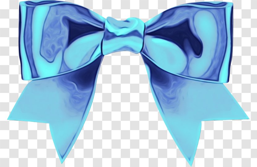 Ribbon Bow - Tie Teal Transparent PNG