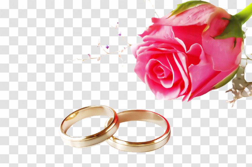 Wedding Ring - Pink - Garden Roses Jewellery Transparent PNG