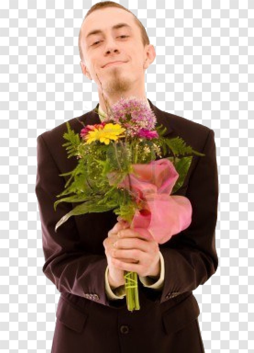 Flower Bouquet Gift Wedding Man - Fond Blanc Transparent PNG