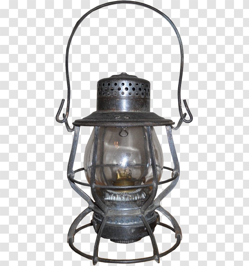 Rail Transport Lantern Lighting Antique - Railroadiana - Light Transparent PNG