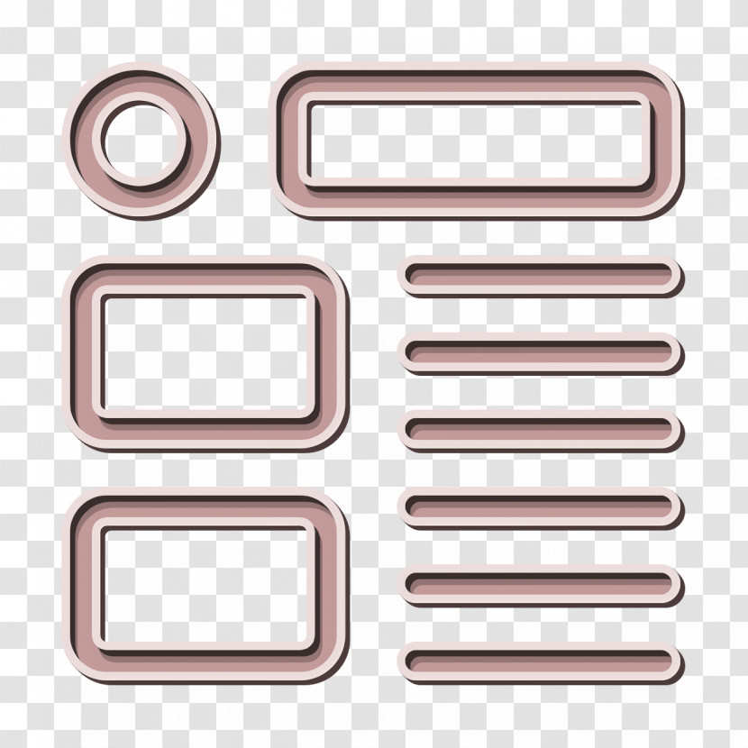 Ui Icon Wireframe Icon Transparent PNG