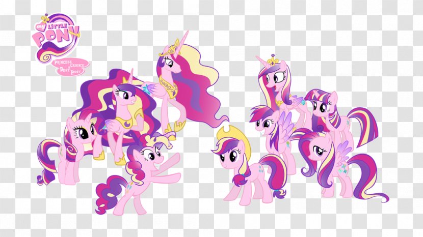 Twilight Sparkle Princess Cadance Pony Pinkie Pie Luna - Fictional Character - Colored Mane Transparent PNG