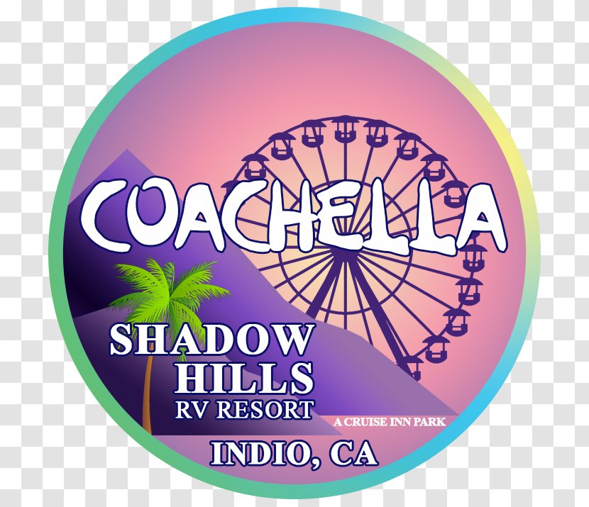 Logo Brand Sticker Label - Coachella Transparent PNG