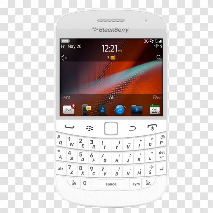 BlackBerry Bold 9900 Priv Passport Touchscreen - Blackberry Transparent PNG