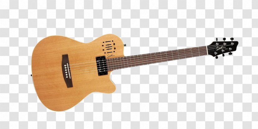 Godin A6 Ultra Acoustic-electric Guitar Semi-acoustic - Cartoon Transparent PNG