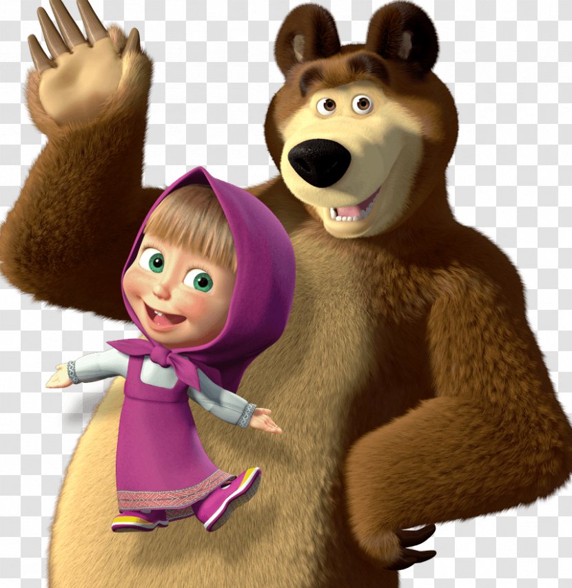 Masha And The Bear. Educational Games Animation Child - Bear Transparent PNG