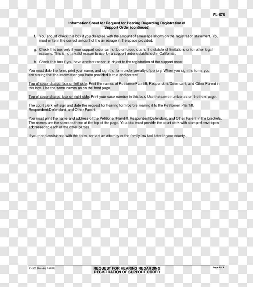 Document Line Angle - Restraining Order Template Transparent PNG