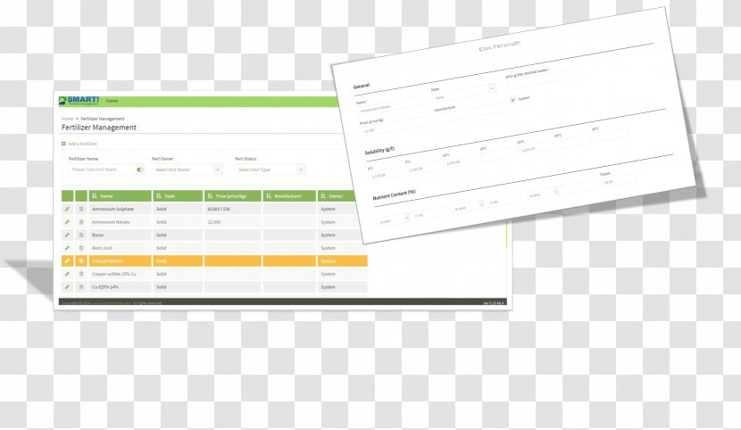 Fertilisers Computer Software Tillage Management - Smart Target Transparent PNG